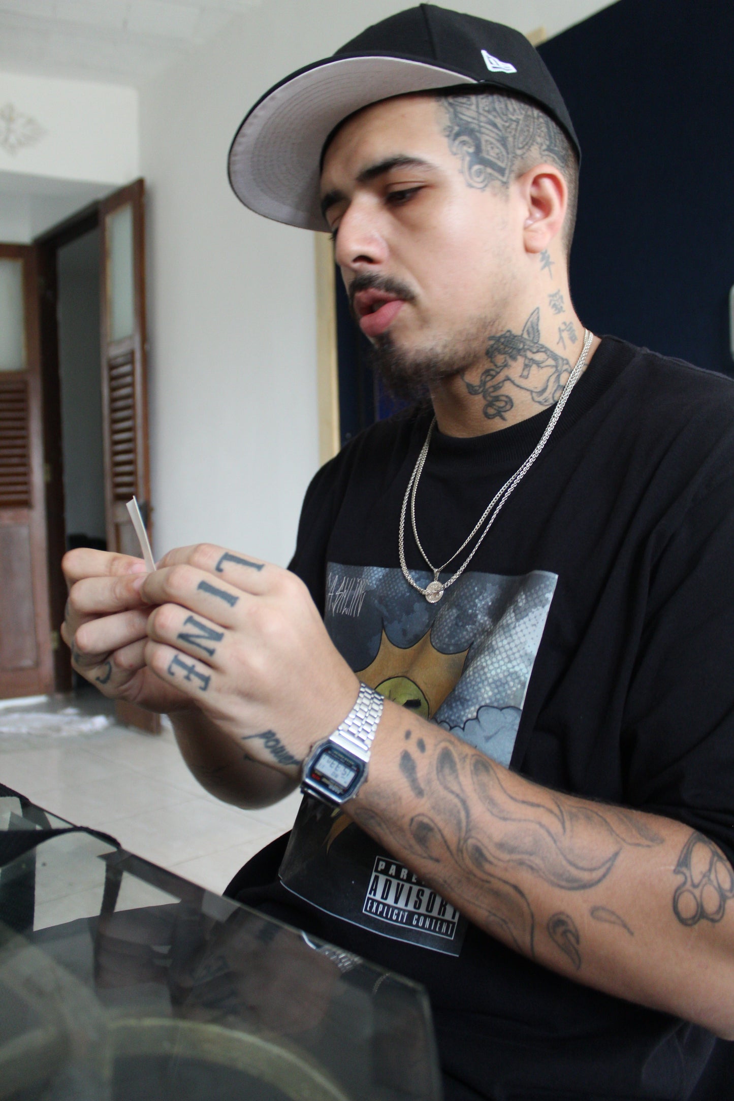 Camisa Oversized "Céu Cinza"