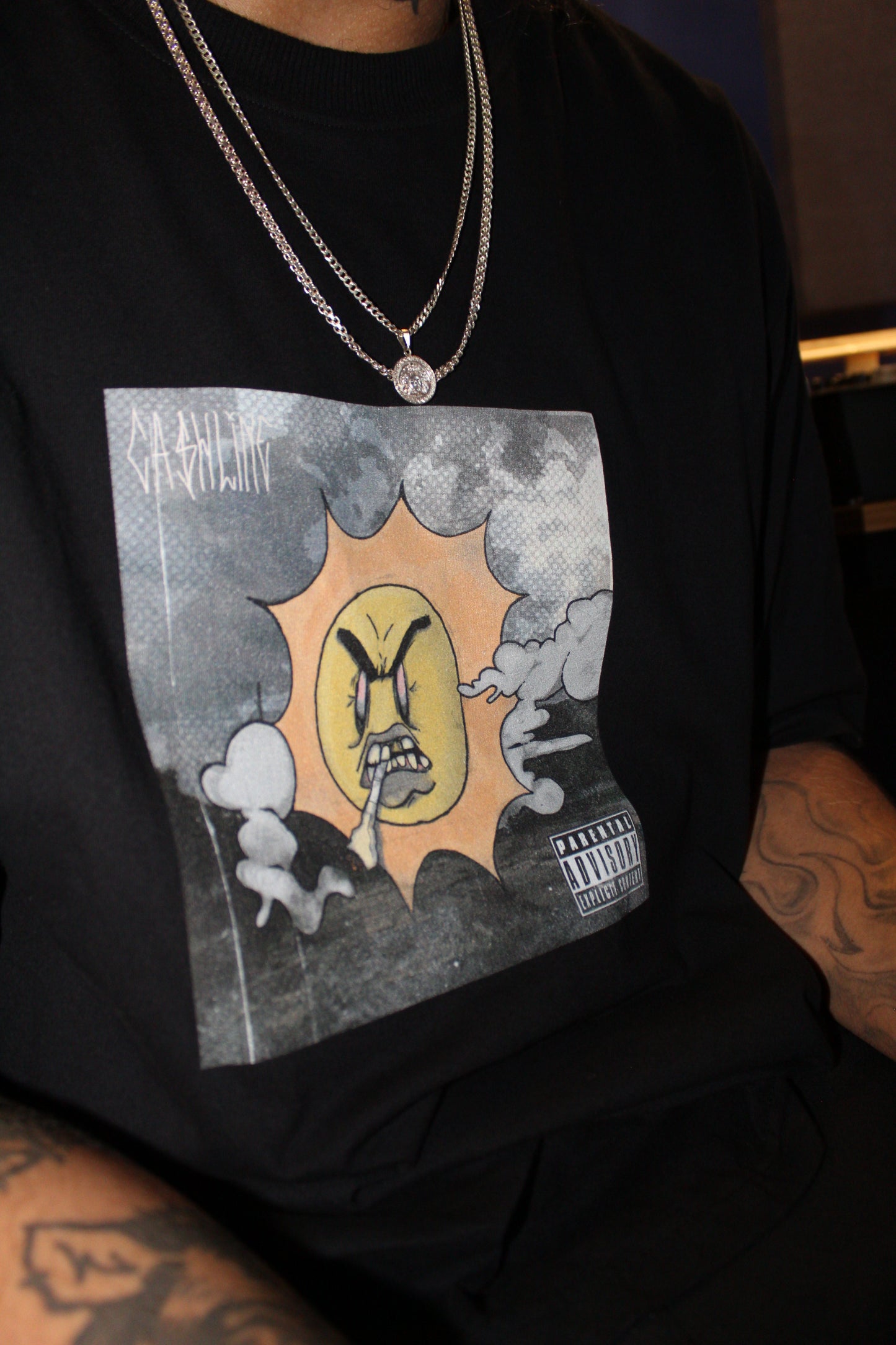 Camisa Oversized "Céu Cinza"